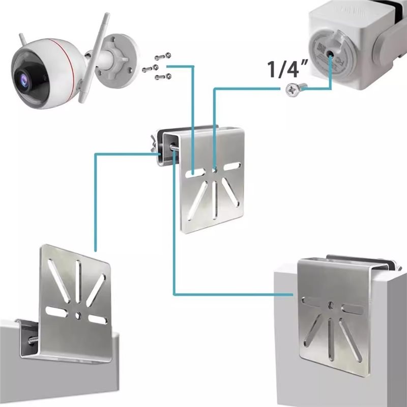 T24C 3 Pack Gutter Mount Brack - Eufy Camera S340 review and price