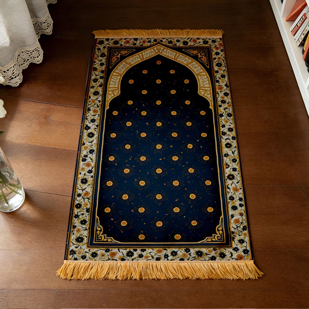 Polyester Muslim Prayer Rug Po - Maranta Prayer Plant review and price