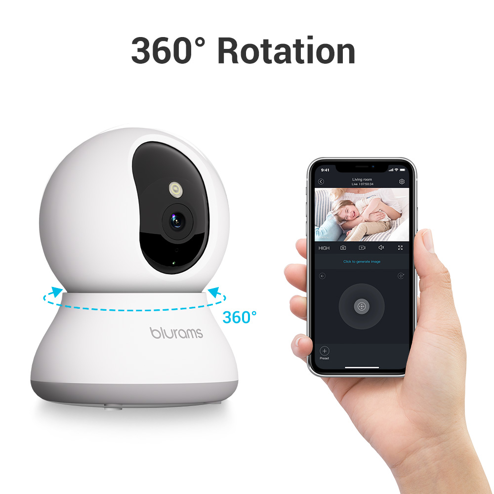 blurams Pet Camera 2K, 360° In - Eufy Camera E220 review and price