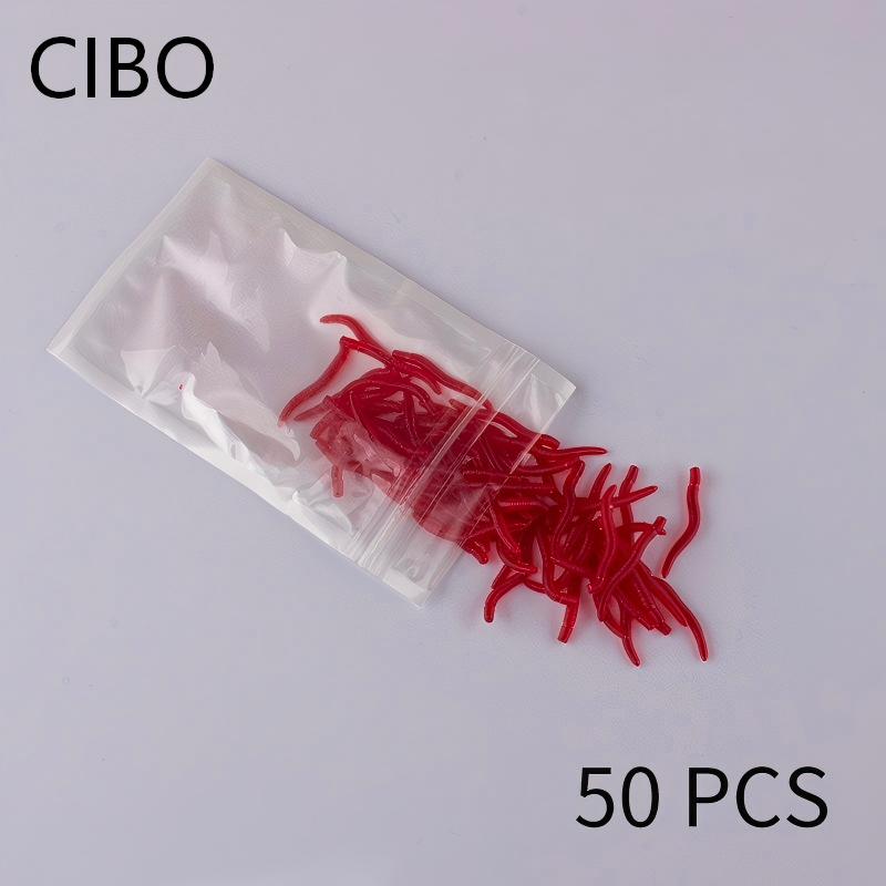 CIBO 50pcs-Artificial Red Worm - Aglaonema Red review and price