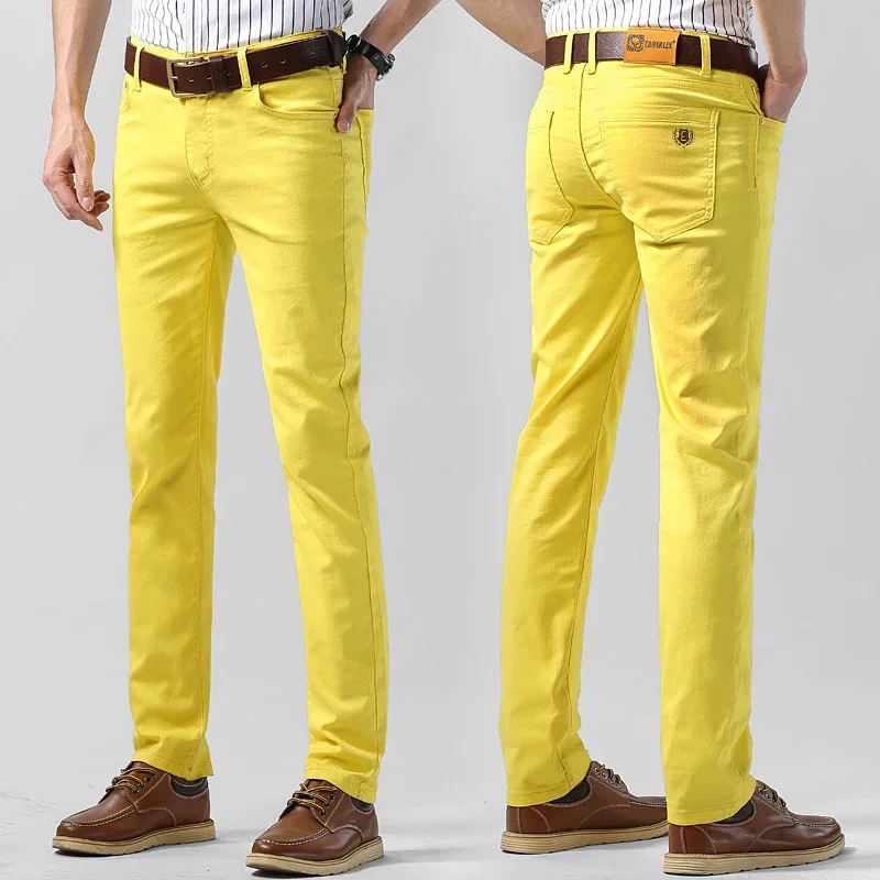 5 Colors Men's Colorful Denim  - Aglaonema Red review and price